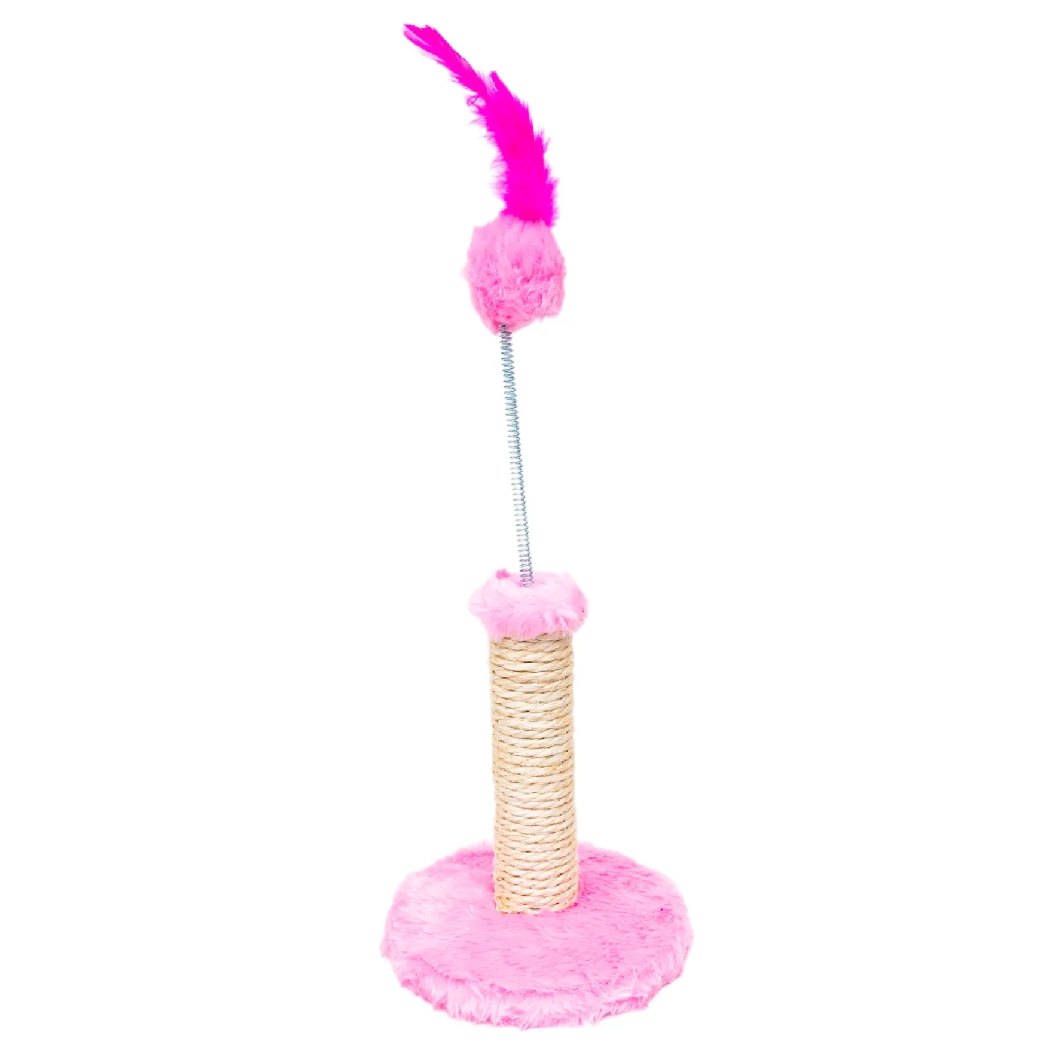 Arranhador Sisal Mini São Pet Rosa